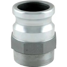 Çamsel B Tipi Alüminyum Kamlok Erkek Kamlok Erkek Vida (Dış Diş) 6" - 5 Adet