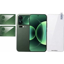 Thn Mobile Xiaomi 17 Pro Max Uyumlu Ön ve Arka Ekran Koruyucu( Arka Ekran Koruyucu 2 Adet)