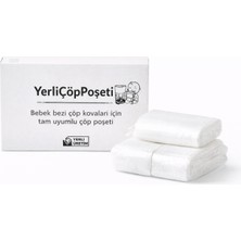 Mandaş Tommee Tippee Twist & Click Çöp Poşeti Tam Uyumlu Yerli (Kutu Içeriği 3 Lü Yedek Set) Kovasız