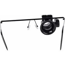 Uravas Store Gözlük Model 20X16MM Optik Lens LED Işık Monoküler Büyüteç