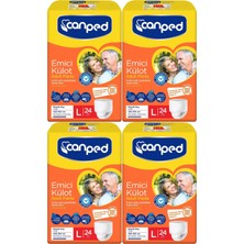 Canped Emici Külot Yetişkin Bezi L - Büyük - Large 96 Adet (4pk*24)