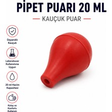 Labolist Pipet Puarı 20 ml - Kauçuk Puar