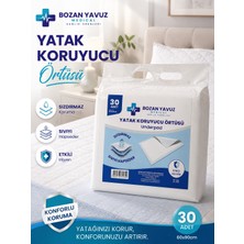 Yatak Koruyucu Örtü 30 Adet Sızdırmaz 60X90 cm