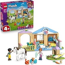 Uravas Store Friends Veteriner Kliniği 42696 – 4 Yaş ve Üzeri Çocuklar Için Zac ve Valeria Mini Bebekleri ile Köpek, Tavşan, At ve 2 Kedi Figürü Içeren Yaratıcı Oyuncak Yapım Seti, Hediye Fikri (141 Parça)