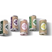 Uravas Store -Pets Poo Dışkı Poşeti 15 Yaprak Naturel 30'lu Paket