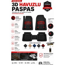 Suzuki Samurai 2002 Model 3D Havuzlu Paspas Takımı Esnek Safir Kırmızı