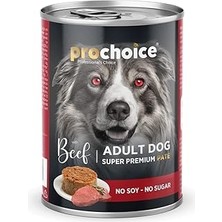 Uravas Store Prochoice Yetişkin Köpekler Için, Sığır Etli ve Pirinçli Ezme, 400 G x 12 Adet