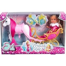 Uravas Store Simba, 105733701, Evi Love Prenses Sürüş Eğlencesi, Prenses Evi ve Özel Kıyafeti, Kış Kızağı &amp; Atı ile Birlikte, Prenses Aksesuarları, 12CM