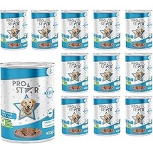 Uravas Store Prostar Yetişkin Köpek Balıklı Pate 400 Yaş Mama gr x 12 Adet