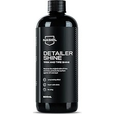 Uravas Store Nasiol Detailershine Araç Trim ve Lastik PARLATICI-500 Ml-Araç Lastik, Trim, Tampon Bakımı, Detailing, Lastik, Tekerlek Parlatma
