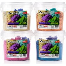 Kinetik Kum - 200 gr - Ele Yapışmaz - 2 Plastik Kalıp Hediyeli - Sağlığa Uygun Nemere