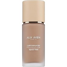 Uravas Store Alix Avien Kırışıklık Karşıtı Nemlendirici SPF30 Parlak Bitişli Fondöten Care Enhancer 818 Golden Honey