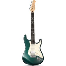 Donner DST-400 Elektro Gitar (Transparent Turquoise)