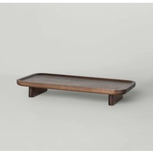 Linens Accacia Akasya 38X20X6 cm Ayaklı Sunum Tahtası