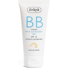 Uravas Store Ziaja Bb Krem Yağlı ve Karma Cilt Doğal Ton Spf 15 50 ml