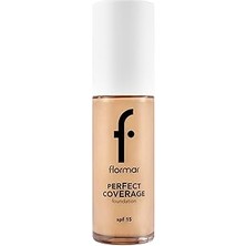 Uravas Store Flormar Perfect Coverage Yüksek Pigmentli &amp; Yarı Parlak Bitişli SPF15 Fondöten 103 Cremy Beıge