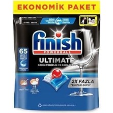 Uravas Store Finish Ultimate 65 Kapsül Bulaşık Makinesi Deterjanı Tableti (1 x 65 Kapsül)