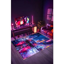 Gamer Collection Kişiye Özel Üretim Dekoratif Kaymaz Taban Oyun Odası Halısı – Dijital Baskı Yıkanabilir – Farklı Ölçü Seçenekleri Dijital Baskı Halı