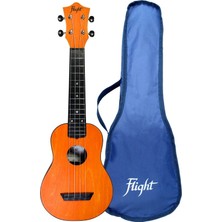 Flight TUS35 Travel Soprano Ukulele (Turuncu)