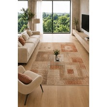 Urban Patchwork Modern Geometrik ve Eskitme Desenli Dijital Baskı Kaymaz Taban Yıkanabilir Salon Halısı – 5 Desen ve Farklı Ölçü Seçenekleri Dijital Baskı Halı