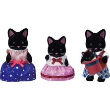 Sylvanian Families Kara Kedi Ailesi 5530
