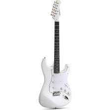 Donner Dst Seeker Deluxe Amfili Elektro Gitar Seti (Beyaz)