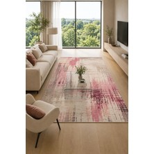 Urban Canvas Modern Soyut Eskitme Desenli Dijital Baskı Kaymaz Taban Yıkanabilir Salon Halısı – 4 Desen ve Farklı Ölçü Seçenekleri Dijital Baskı Halı
