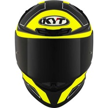 Kyt Tt-Revo Kask Electron Matt Siyah Sarı