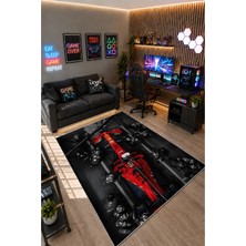 Gamer Collection Kişiye Özel Üretim Dekoratif Kaymaz Taban Oyun Odası Halısı – Dijital Baskı Yıkanabilir – Farklı Ölçü Seçenekleri Dijital Baskı Halı
