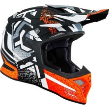 Kyt Skyhawk Kask Hyperflow Matt Grey / Orange
