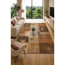 Urban Patchwork Modern Geometrik ve Eskitme Desenli Dijital Baskı Kaymaz Taban Yıkanabilir Salon Halısı – 5 Desen ve Farklı Ölçü Seçenekleri Dijital Baskı Halı