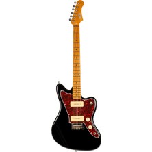 Jet Guitars Jet JJ-300 P90 Elektro Gitar (Black)