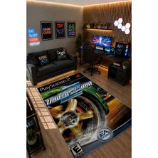 Gamer Collection Kişiye Özel Üretim Dekoratif Kaymaz Taban Oyun Odası Halısı – Dijital Baskı Yıkanabilir – Farklı Ölçü Seçenekleri Dijital Baskı Halı