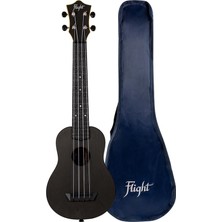 Flight TUSL35 Travel Concert Scale Soprano Ukulele (Siyah)