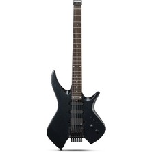 Donner HLX-500 Headless Elektro Gitar (Mercedes Blue)