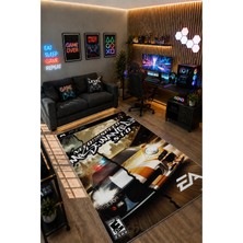 Gamer Collection Kişiye Özel Üretim Dekoratif Kaymaz Taban Oyun Odası Halısı – Dijital Baskı Yıkanabilir – Farklı Ölçü Seçenekleri Dijital Baskı Halı