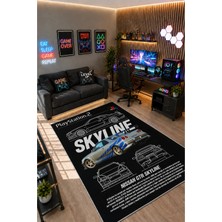 Gamer Collection Kişiye Özel Üretim Dekoratif Kaymaz Taban Oyun Odası Halısı – Dijital Baskı Yıkanabilir – Farklı Ölçü Seçenekleri Dijital Baskı Halı
