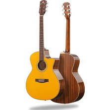 Donner DVG600 Grand Auditorium Akustik Gitar (Natural)