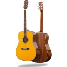 Donner DVG600 Dreadnought Akustik Gitar (Natural)