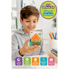 Toyfest Manyetik 3x3 Zeka Küpü Young Joe Tic Tac YJ8422 Stickerless Speed Cube Hız ve Beceri Oyunu 5.6 cm