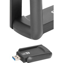 Uravas Store Mbps Wifi Alıcı Kablosuz Wifi Adaptörü Çift Band Çift Antenli Yeni Nesil
