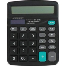 Uravas Store Standart Fonksiyonlu 12 Haneli Geniş LCD Ekran,pill Masaüstü Hesap Makinesi (5047)
