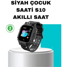 Siyah Akıllı Çocuk Saati, Konum Takip ve Güvenlik Özelliği
