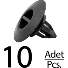 Alpha Auto Part Bmw X3 X5 X6 E53 / E70 / E71 / E83 Mini Cooper Için Yan Marşpiyel Klips - 10 Adet