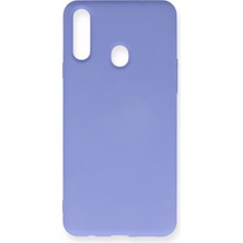 Uravas Store Newface Samsung Galaxy A20S Kılıf Nano Içi Kadife Silikon - Lila