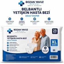 Belbantlı Hasta Bezi (Xl Beden) 25 Adet Sızdırmaz Bariyer Korumalı