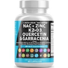 Clean Nutraceuticals  N-Acetyl Cysteine 60 Capsul Vitamin D3 K2.