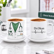 Aion Casa Aıon Casa Doktor Temalı Türk Kahvesi Fincanı Tek Kişilik