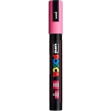 Uravas Store Uni-Ball Pc-5m Su Bazlı Poster Markörü, Pembe