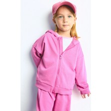 DeFacto Kapüşonlu Fermuar Kapamalı Cepli Basic Sweatshirt Hırka Kız Bebek I0589A526AU